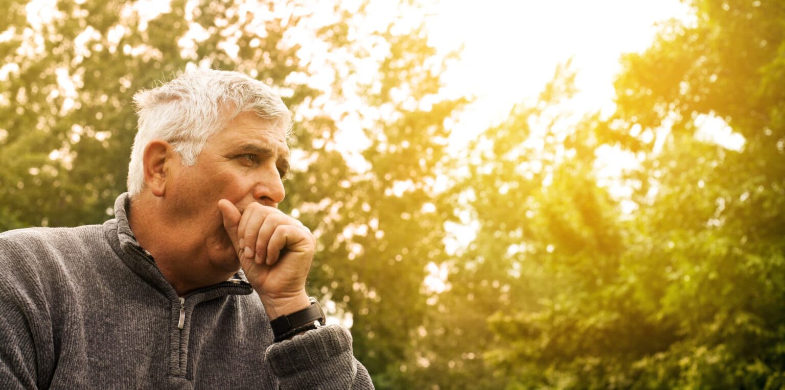 Man Suffering From Chronic Cough